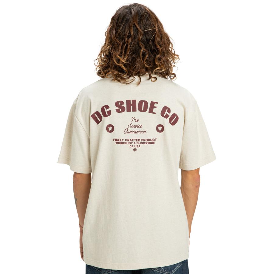DC Shoes Pro Service T-Shirt - Oatmeal Heather