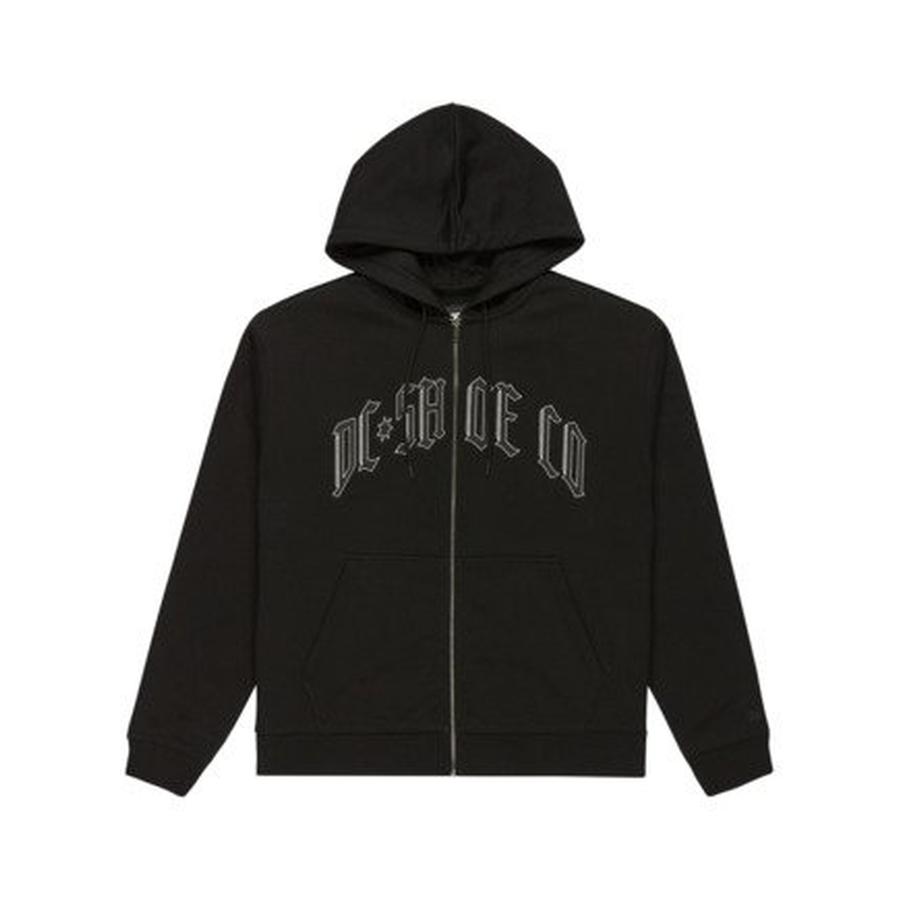 DC Shoes Planted Zip-Up Hoodie - Black