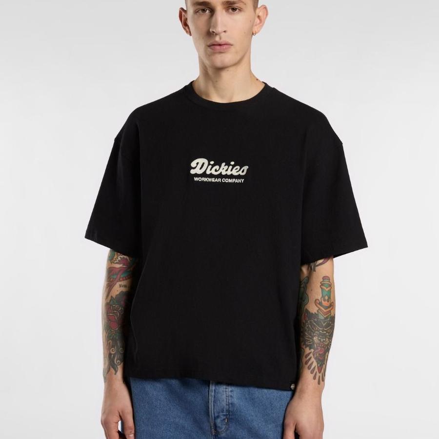 Dickies Lewistown Embroidered T-Shirt - Black