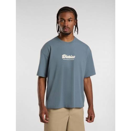 Dickies Lewistown Embroidered T-Shirt - Stormy Weather
