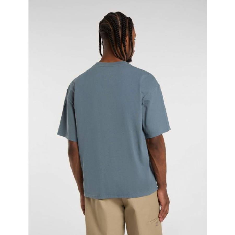 Dickies Lewistown Embroidered T-Shirt - Stormy Weather