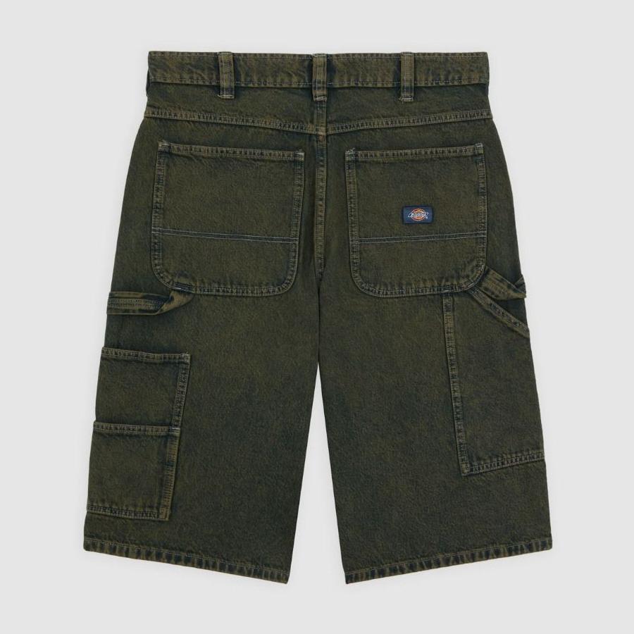 Dickies Loose Denim Painter Shorts - Light Grey