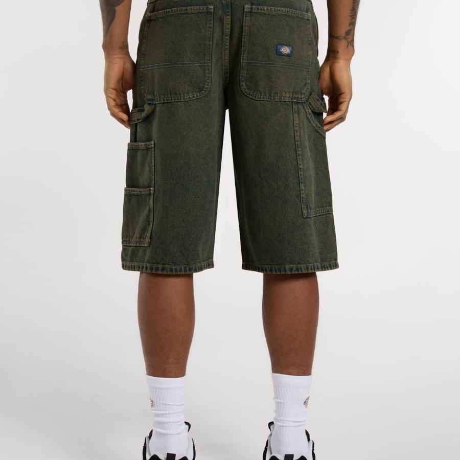 Dickies Loose Denim Painter Shorts - Light Grey