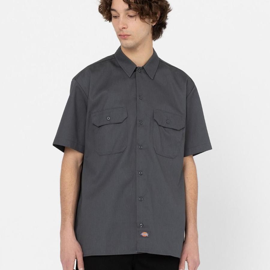Dickies Short Sleeve Work Shirt - Charcoal