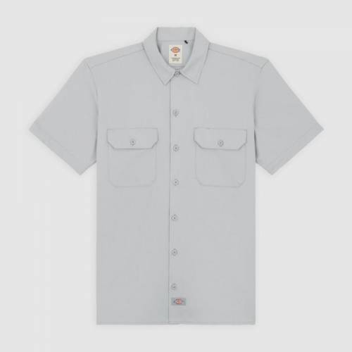 Dickies Short Sleeve Work Shirt - Light Grey