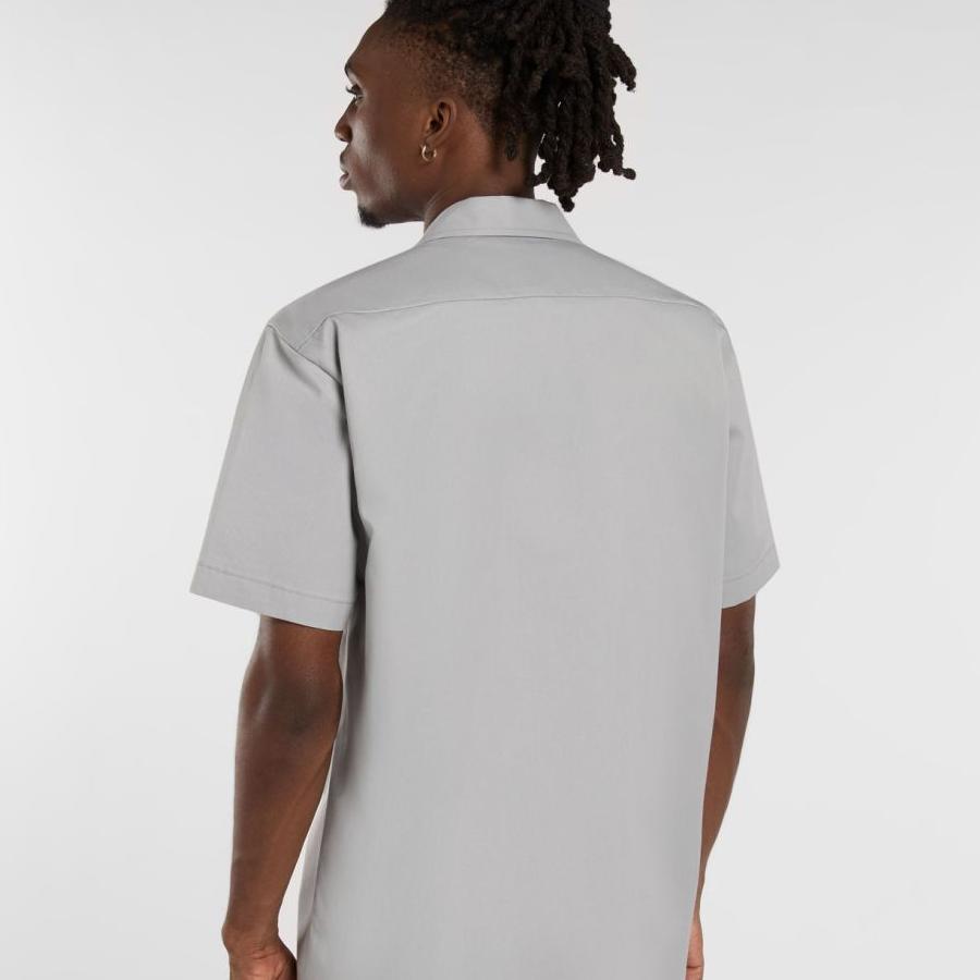 Dickies Short Sleeve Work Shirt - Light Grey