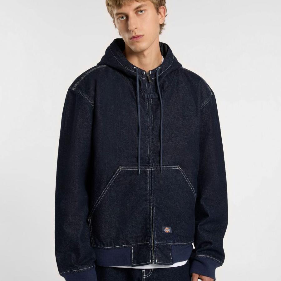 Dickies Hooded Denim Jacket - Rinsed