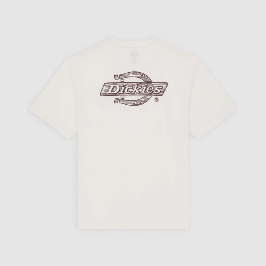 Dickies Wood Logo T-Shirt - Egret