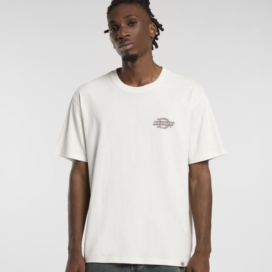 Dickies Wood Logo T-Shirt - Egret