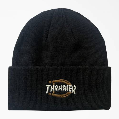 Dickies X Thrasher Beanie - Black Dickies X Thrasher Beanie - Black