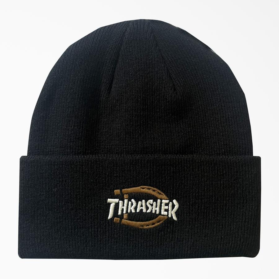 Dickies X Thrasher Beanie - Black Dickies X Thrasher Beanie - Black