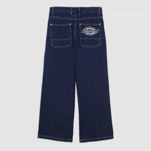 Dickies Hilham Extra Loose Straight Jeans - Dark Indigo