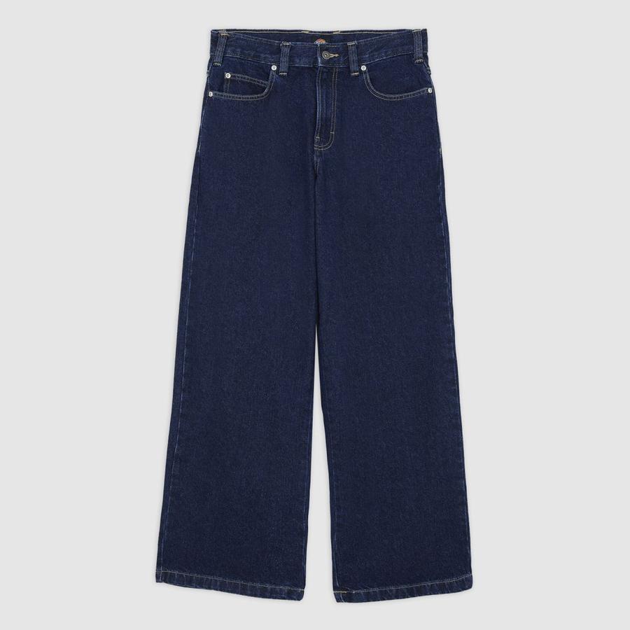 Dickies Hilham Extra Loose Straight Jeans - Dark Indigo