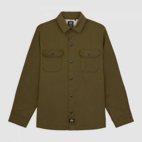 Dickies Mike Anderson Lined Duck Shacket - Dark Olive