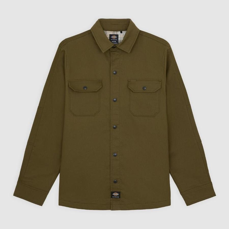 Dickies Mike Anderson Lined Duck Shacket - Dark Ol...