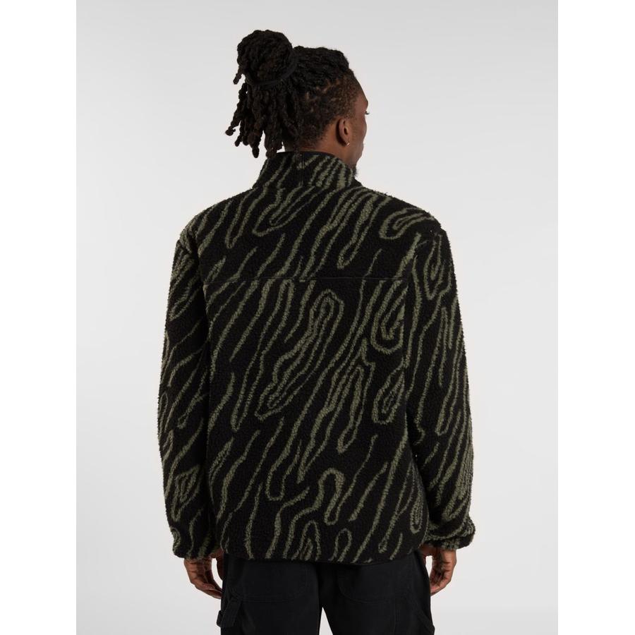 Dickies Mount Hope Printed Fleece Jacket - Black