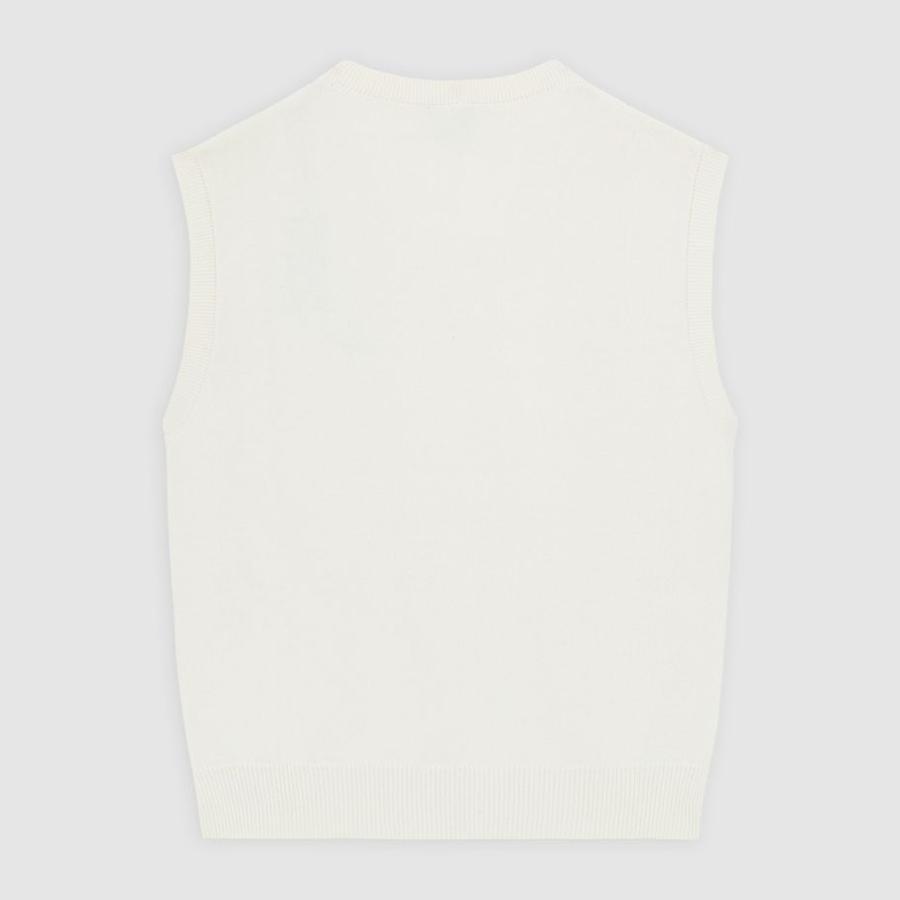 Dickies Summerdale Sweater Vest - Egret