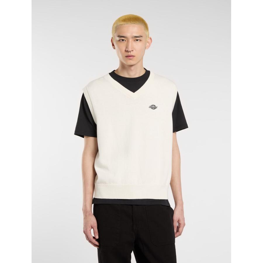 Dickies Summerdale Sweater Vest - Egret