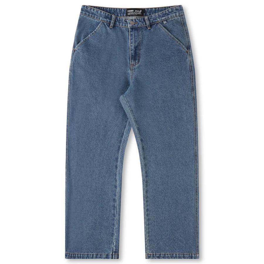 Former Reynolds Flatline Denim Pant - Dark Blue