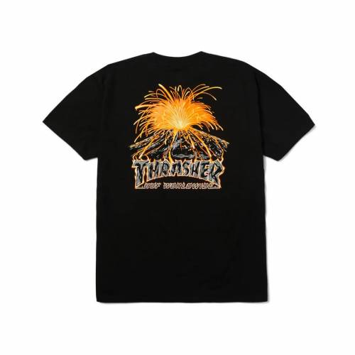 HUF X Thrasher Meltdown T-Shirt - Black