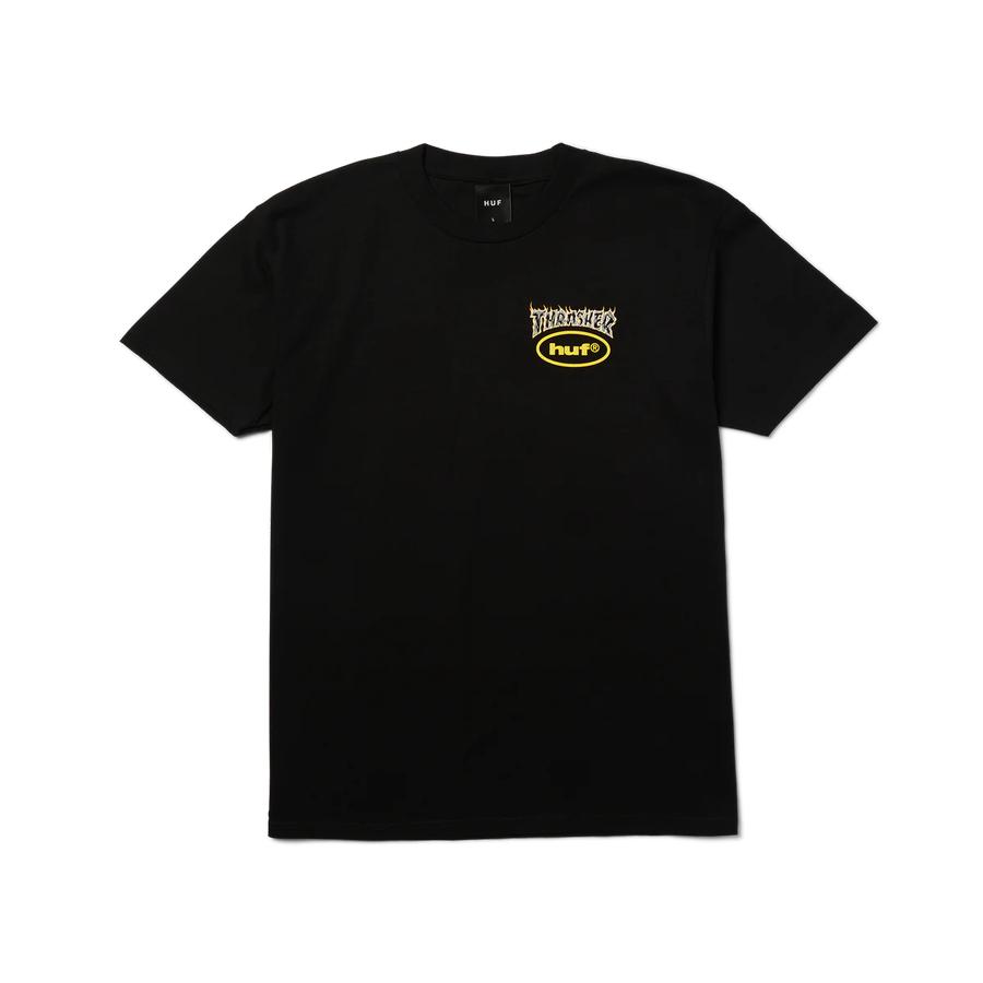 HUF X Thrasher Meltdown T-Shirt - Black