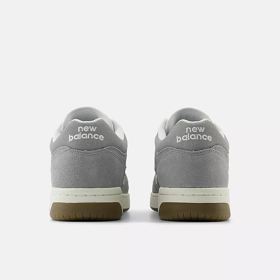 New Balance 480 Shoes - Grey / Sea Salt / White