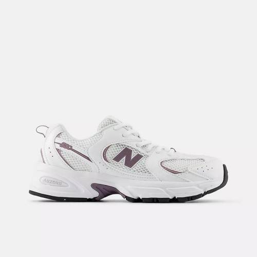 New Balance 530 Shoes - White / Dark Ice Wine