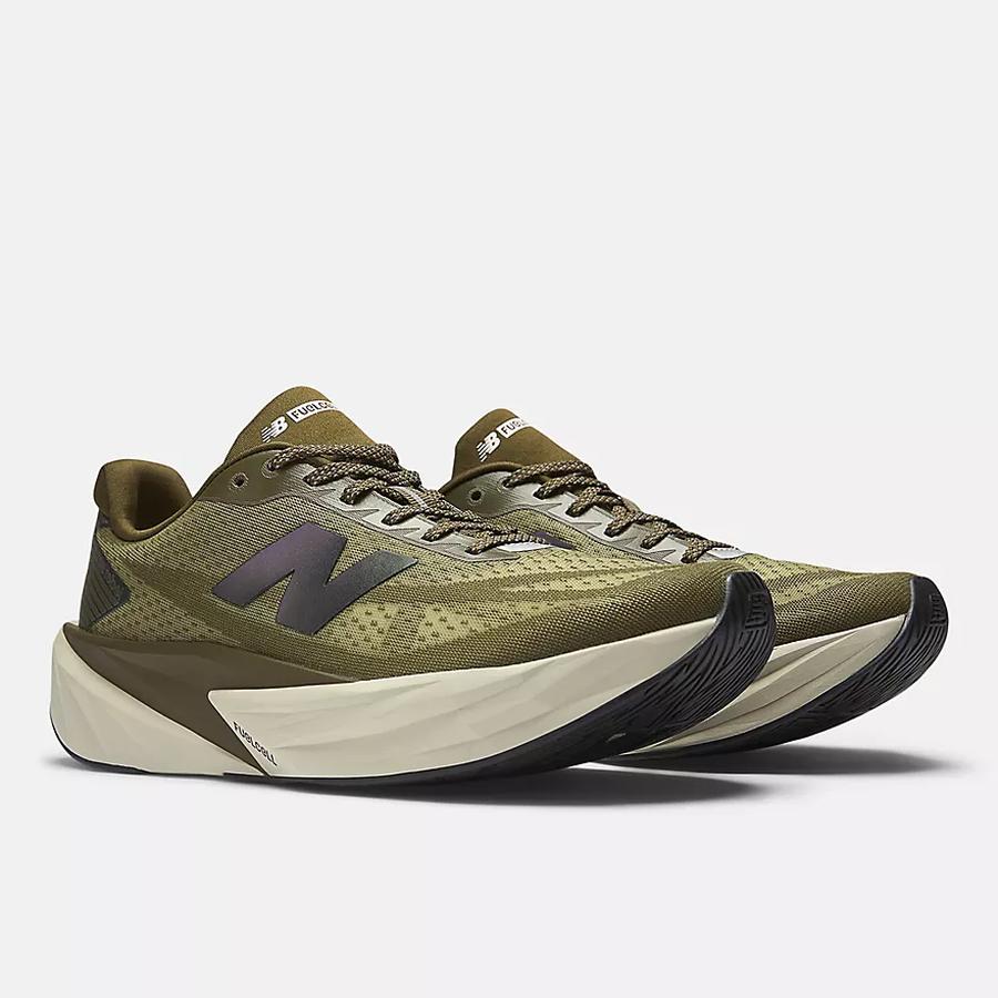 New Balance FuelCell Rebel v5 - Woodland / Shipyard / Silver Metallic