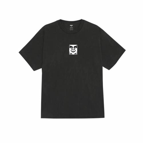 Obey Icon Face Pigment T-Shirt - Pigment Dusty Black