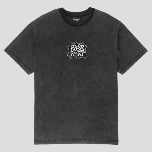 Pass Port Glyph T-Shirt - Acid Black