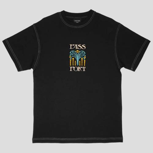 Pass Port Roman Candle T-Shirt - Black