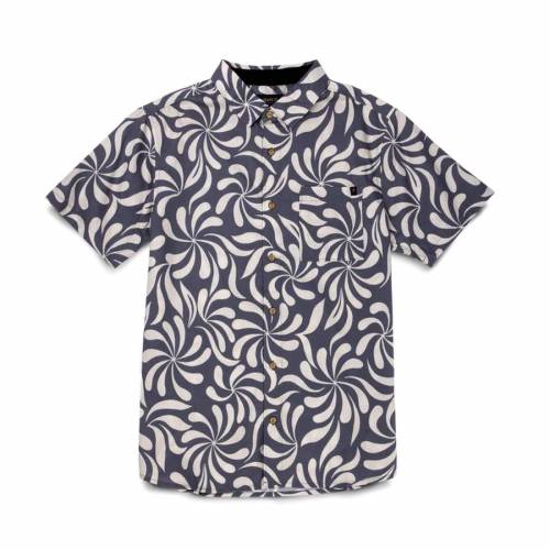 Roark Journey Abstract Swirl Shirt - Slate