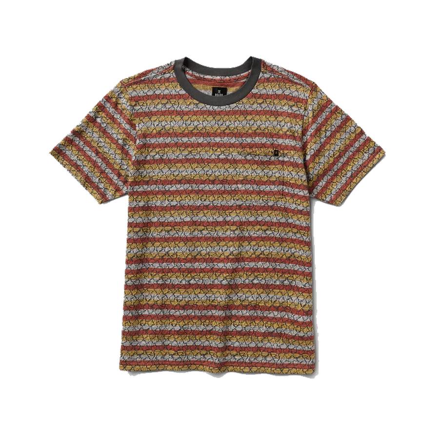 Roark Journey Jacquard Crew Knit Top - Sunburst