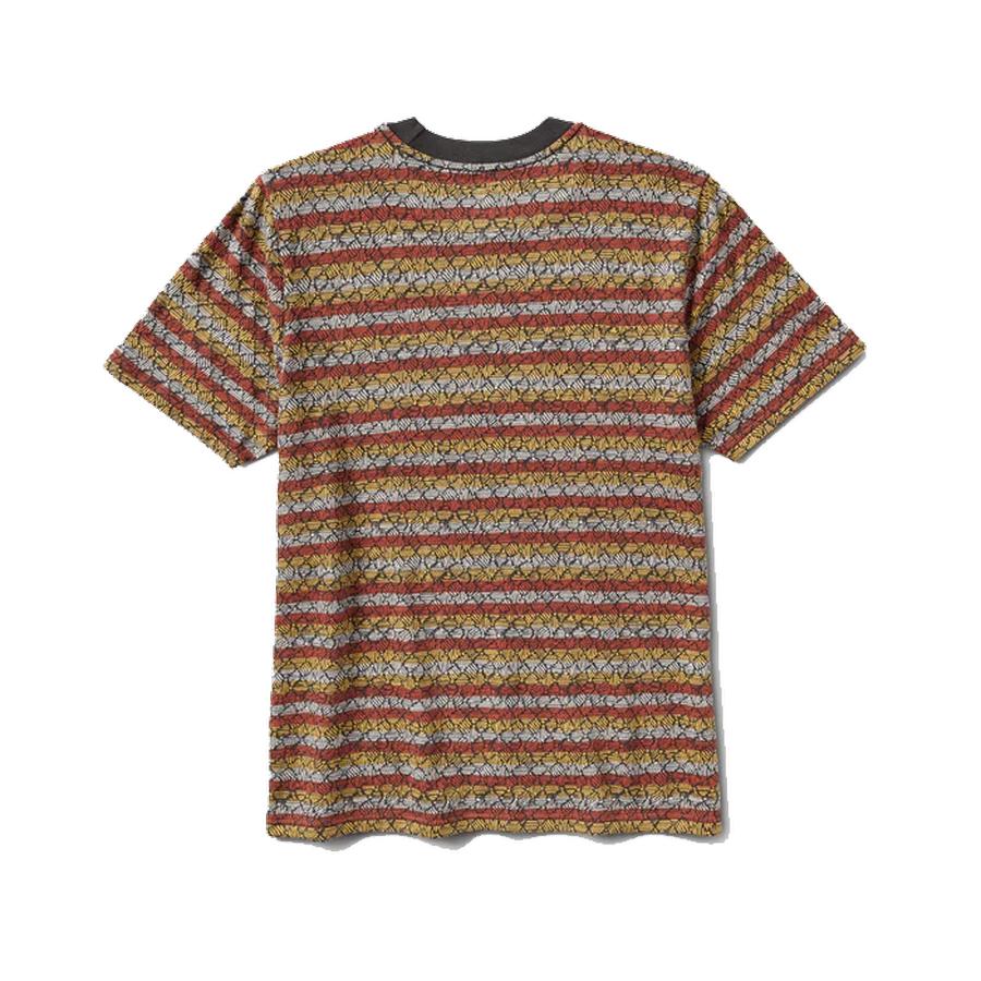 Roark Journey Jacquard Crew Knit Top - Sunburst