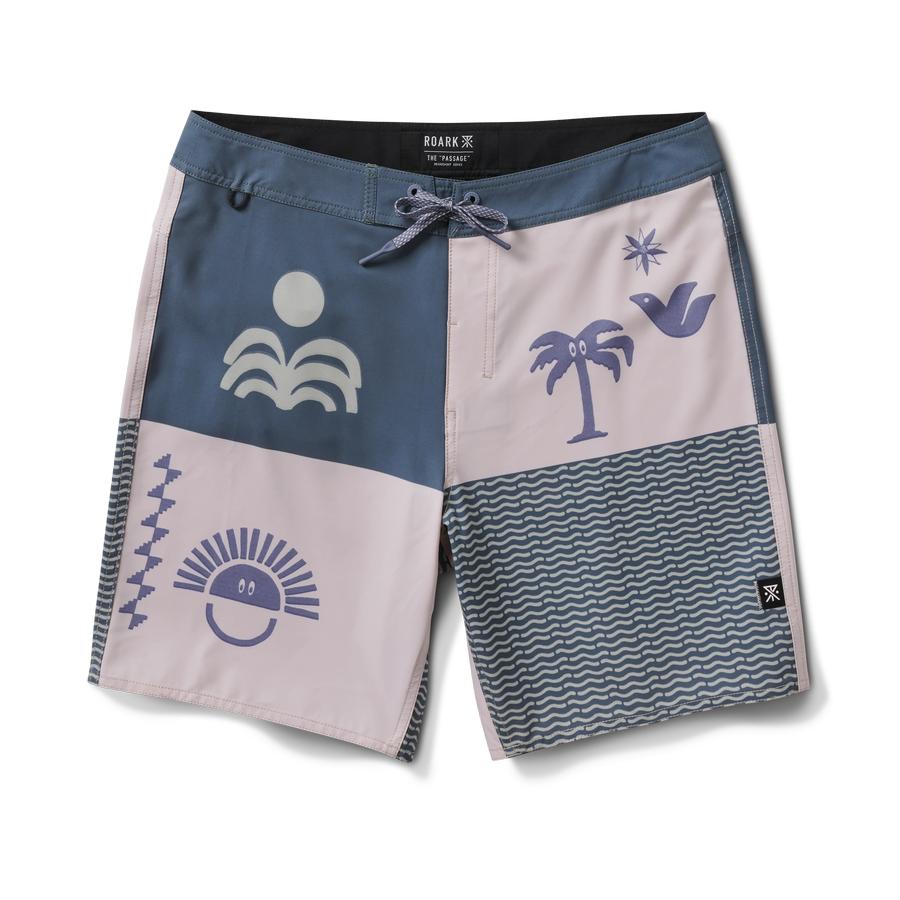 Roark Passage Boardshorts 18.5" - Multicolor