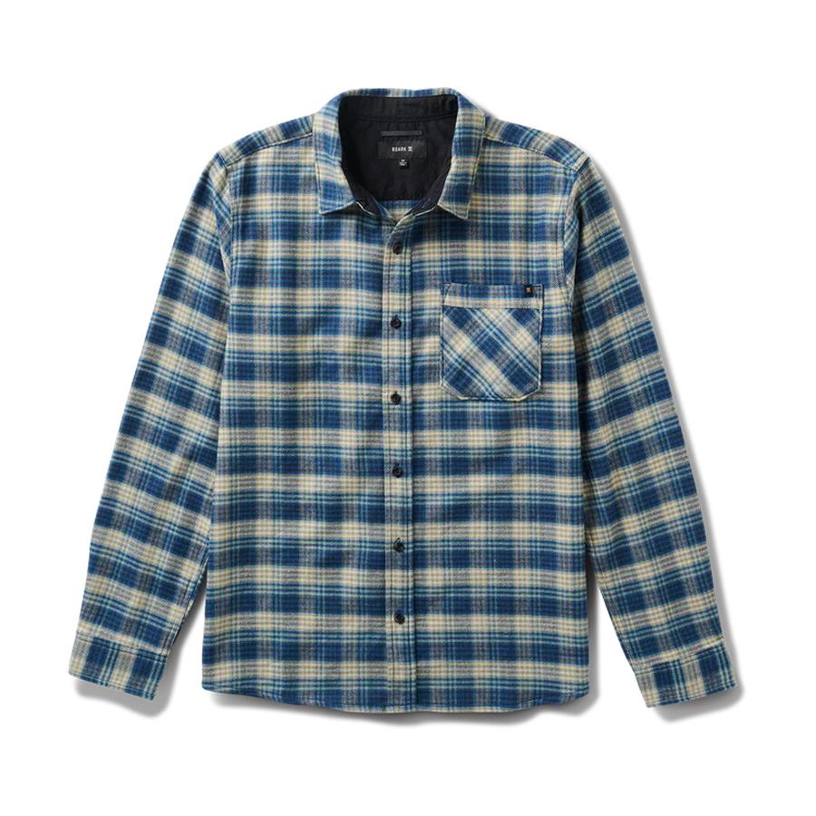 Roark Crossroads Flannel - Deep Blue