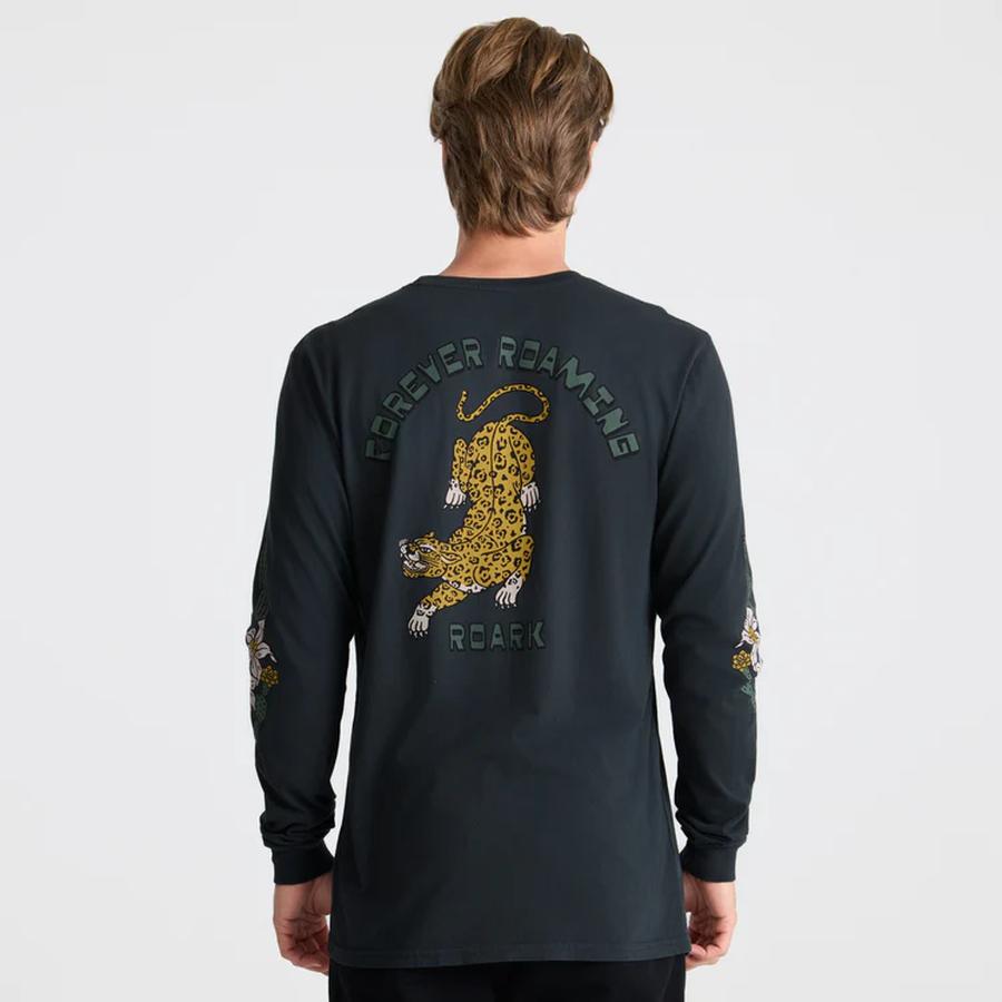 Roark Jaguar Long Sleeve T-Shirt - Black