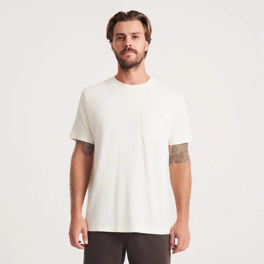 Roark Made To Fade T-Shirt - Washed Off White
