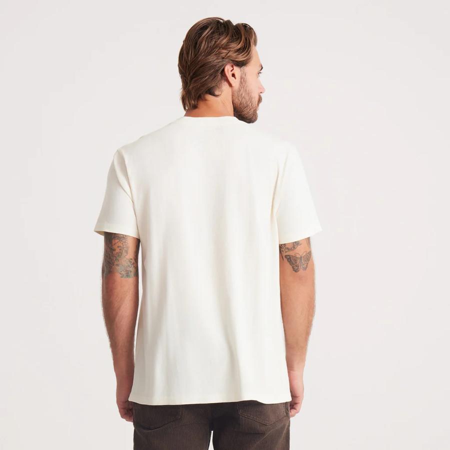 Roark Made To Fade T-Shirt - Washed Off White