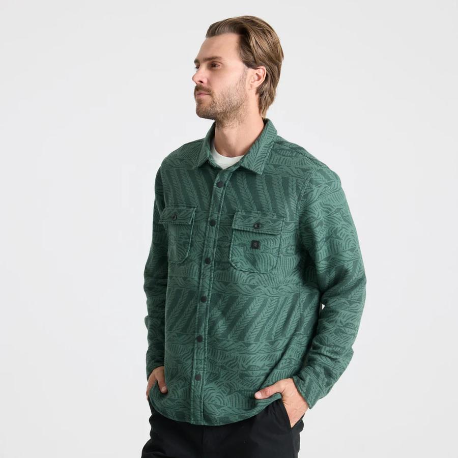 Roark Nordsman Jacquard Flannel - Dark Forest