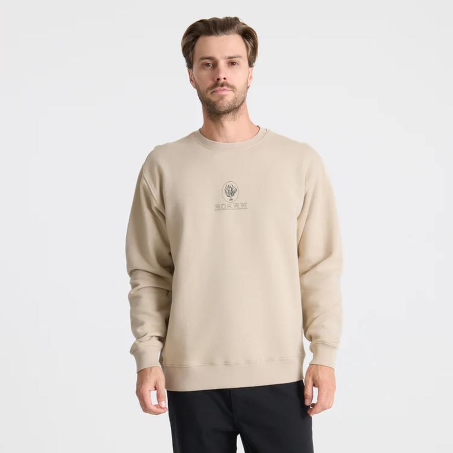 Roark Seaweed Knowledge Crewneck - Fossil