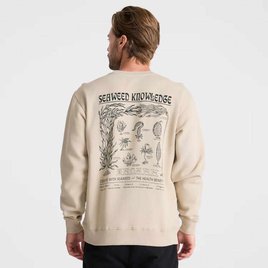 Roark Seaweed Knowledge Crewneck - Fossil