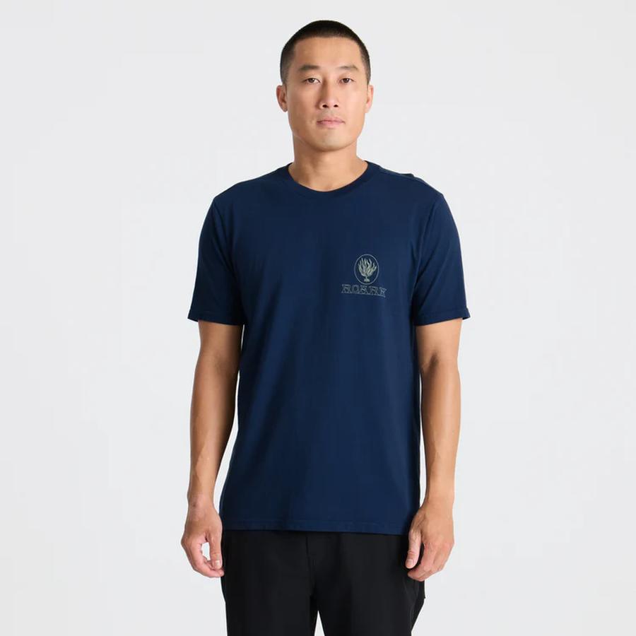 Roark Seaweed Knowledge T-Shirt - Navy