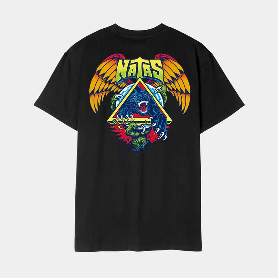 Santa Cruz Natas SC Panther T-Shirt - Black