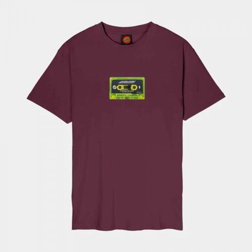 Santa Cruz Reason For Living Mixtape T-Shirt - Dark Cherry