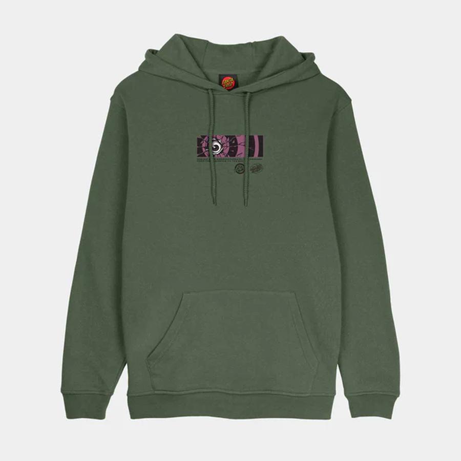 Santa Cruz Roskopp Dissect Strip Hoodie - Dark Moss