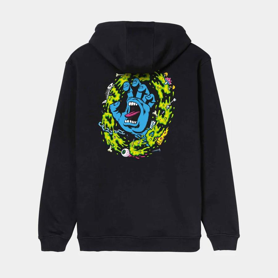 Santa Cruz Slime Scream Hoodie - Black