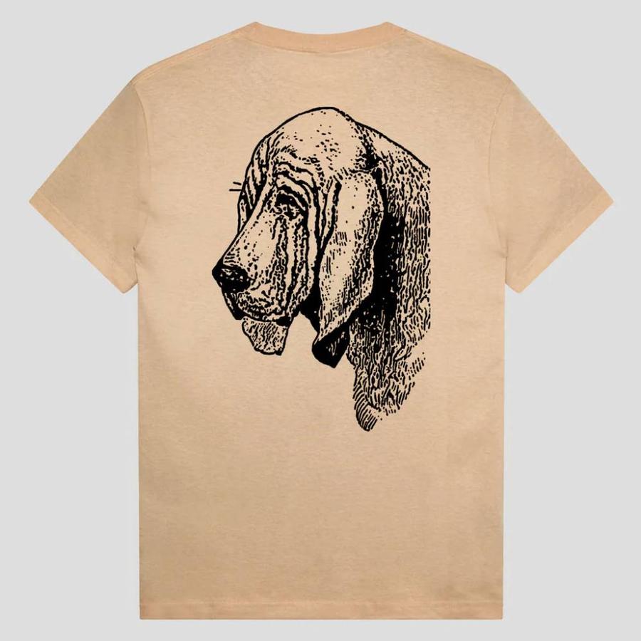 Pass Port Blood Hound T-Shirt - Sand