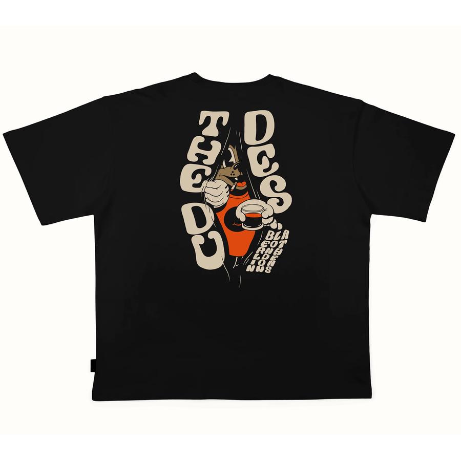 The Dudes Kurt T-Shirt - Caviar