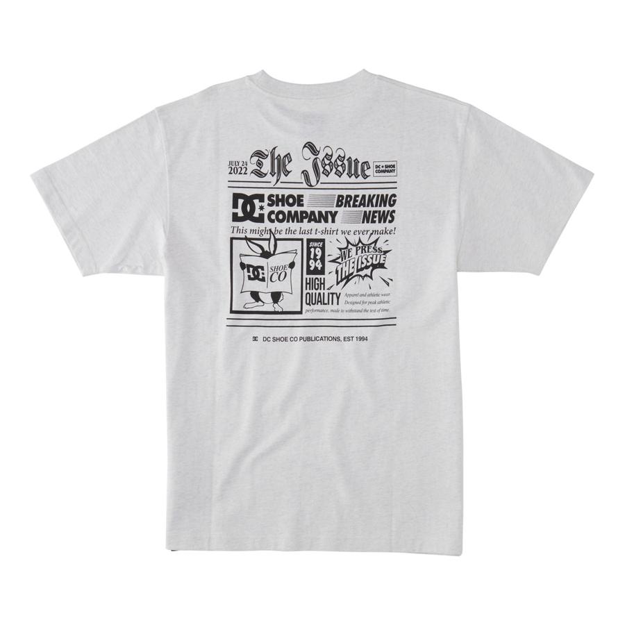 DC Shoes The Issue T-Shirt - Snow Heather